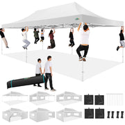 10x10 / 10x20 Pop Up Canopy Tent with Sidewalls