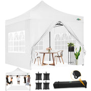 10x10 / 10x20 Pop Up Canopy Tent with Sidewalls
