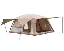 8-10 Person 2-Room Family Cabin Tent Waterproof
