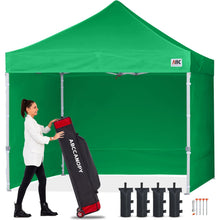 10x10 Commercial Pop Up Canopy Tent with Sidewalls