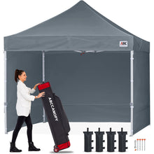 10x10 Commercial Pop Up Canopy Tent with Sidewalls