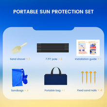 besuhot Beach Tent Sun Shelter 10x10FT