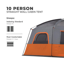 10-12 Person Multi-Room Cabin Camping Tent