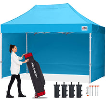 10x10 Commercial Pop Up Canopy Tent with Sidewalls