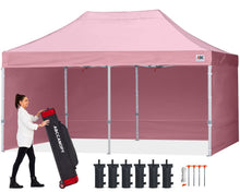10x10 Commercial Pop Up Canopy Tent with Sidewalls