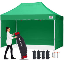 10x10 Commercial Pop Up Canopy Tent with Sidewalls