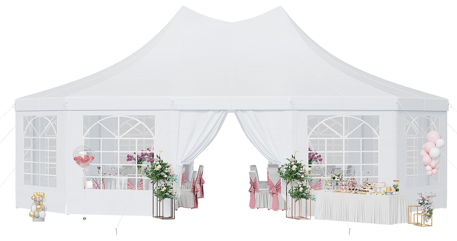 Waterproof Event Canopy Tent with Sidewalls
