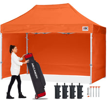 10x10 Commercial Pop Up Canopy Tent with Sidewalls