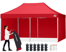 10x10 Commercial Pop Up Canopy Tent with Sidewalls