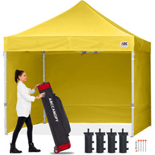 10x10 Commercial Pop Up Canopy Tent with Sidewalls