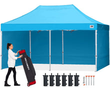 10x10 Commercial Pop Up Canopy Tent with Sidewalls