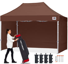 10x10 Commercial Pop Up Canopy Tent with Sidewalls