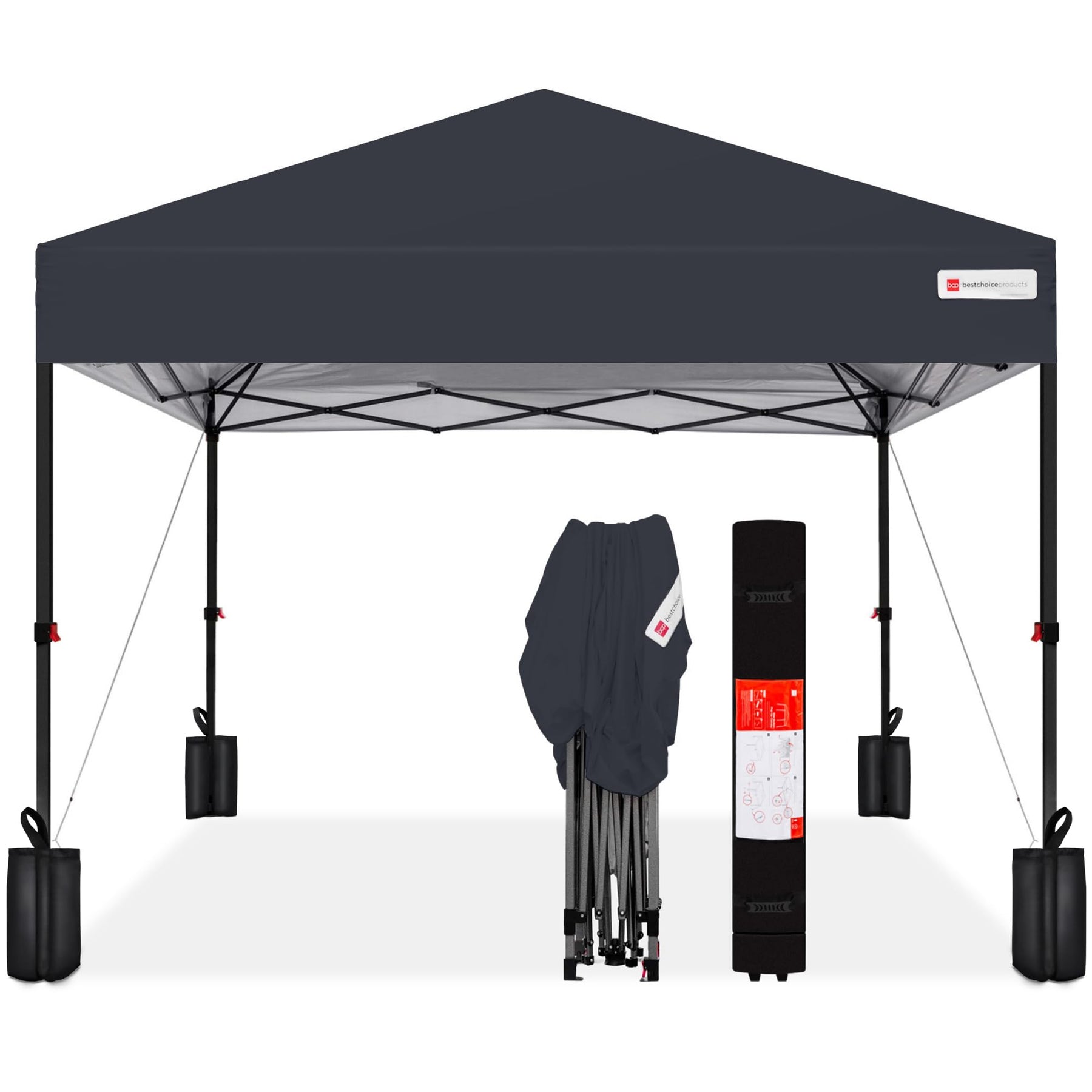 1-Person Pop Up Canopy Tent One-Push Setup