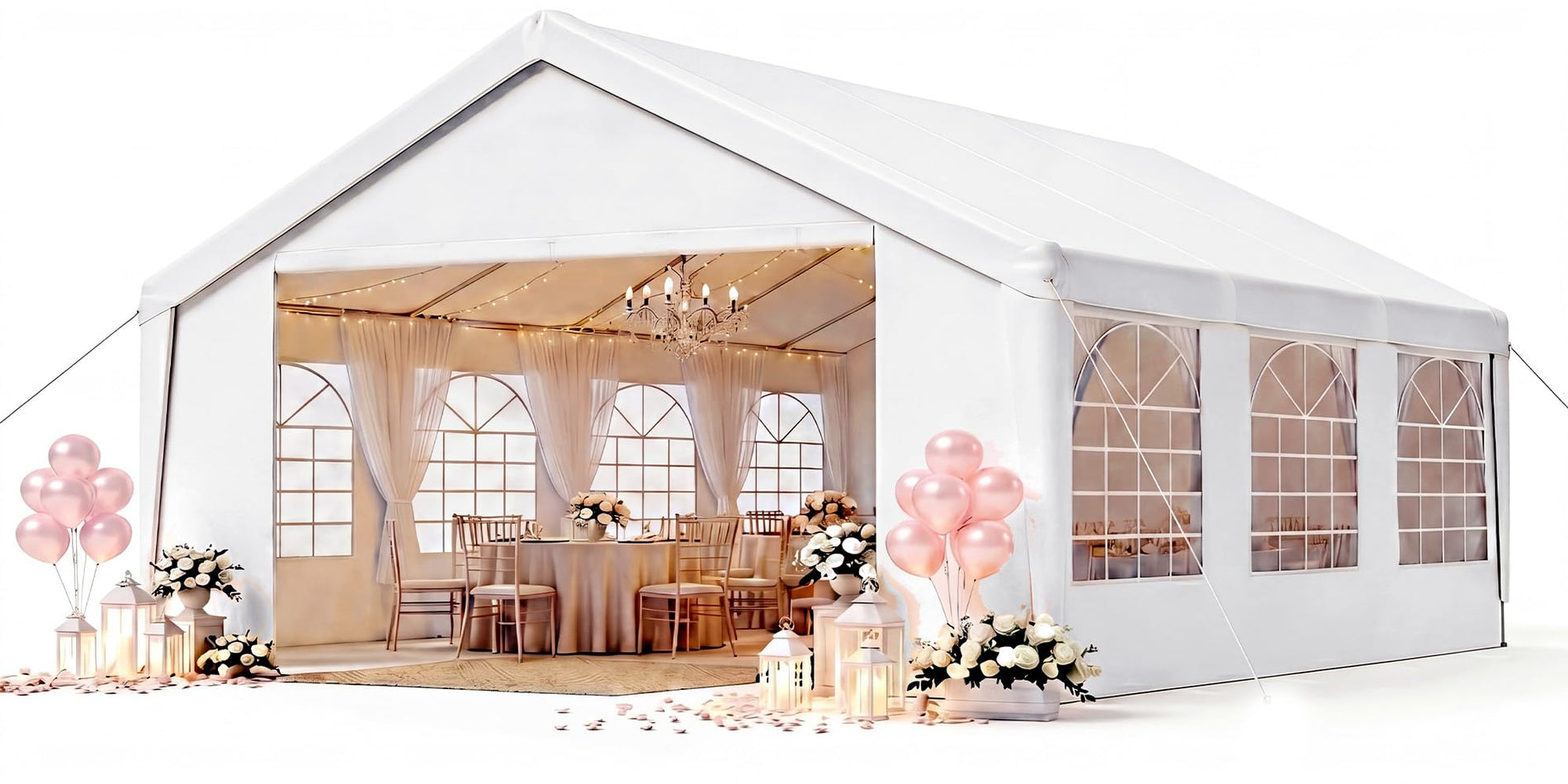 Waterproof Event Canopy Tent with Sidewalls