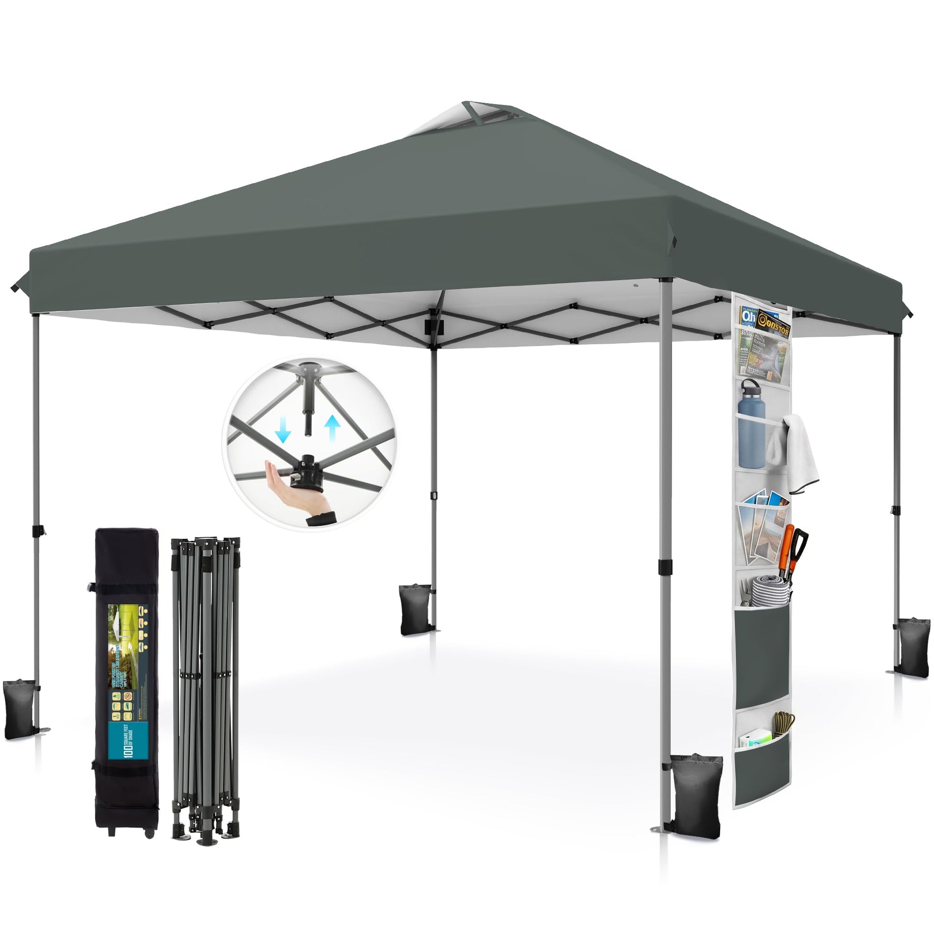 10x10 Instant Pop Up Canopy Tent