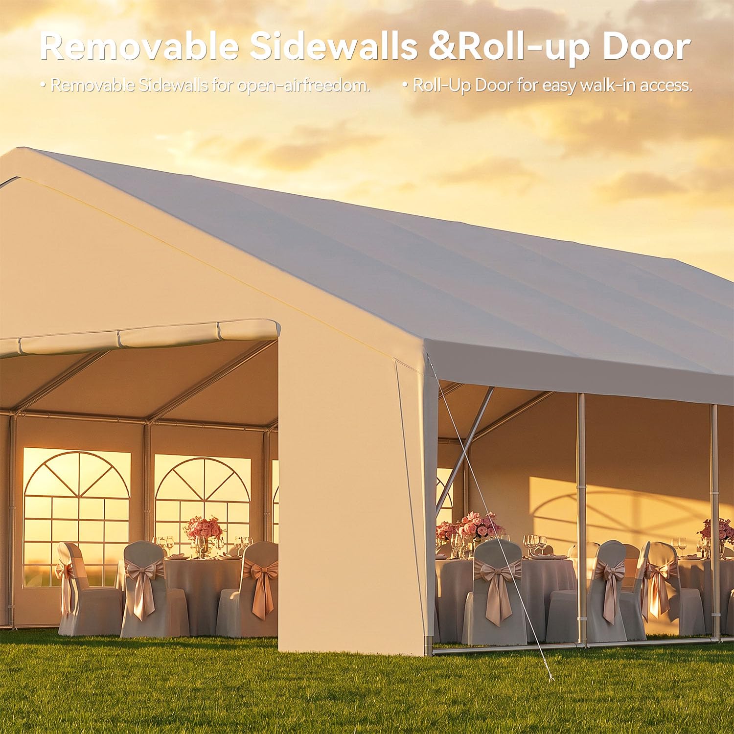 Waterproof Event Canopy Tent with Sidewalls