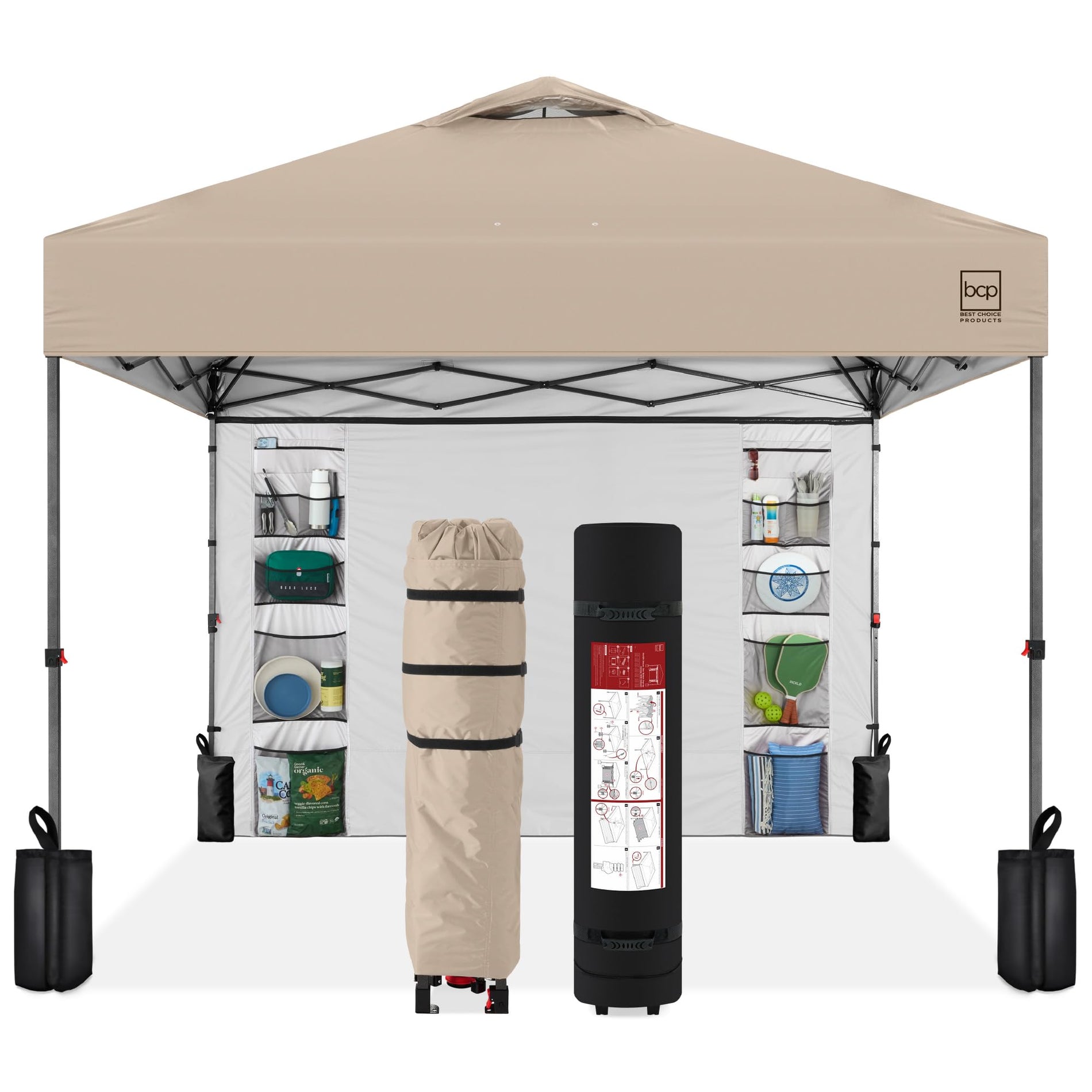Pop Up Canopy Tent with Side Wall