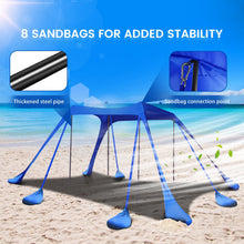 besuhot Beach Tent Sun Shelter 10x10FT