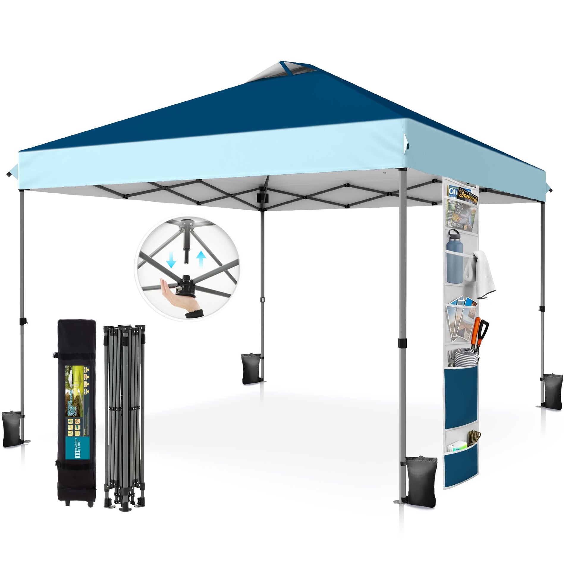 10x10 Instant Pop Up Canopy Tent