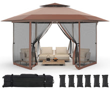13x13 Pop Up Gazebo with Mesh Netting