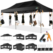10x10 / 10x20 Pop Up Canopy Tent with Sidewalls