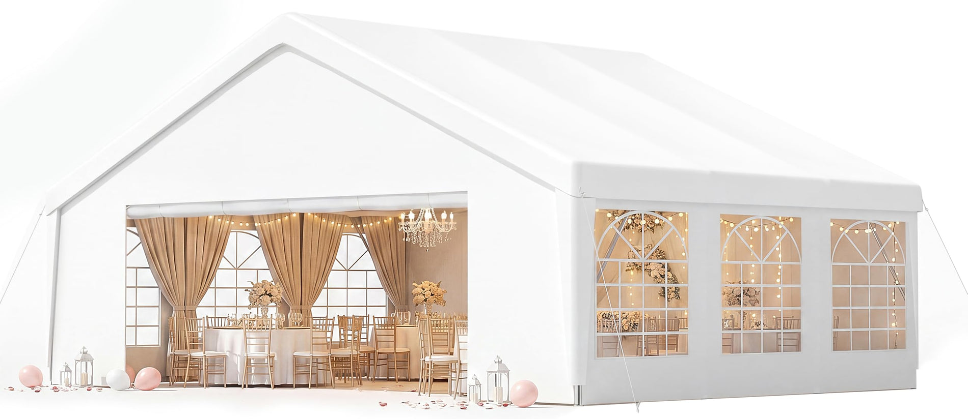 Waterproof Event Canopy Tent with Sidewalls
