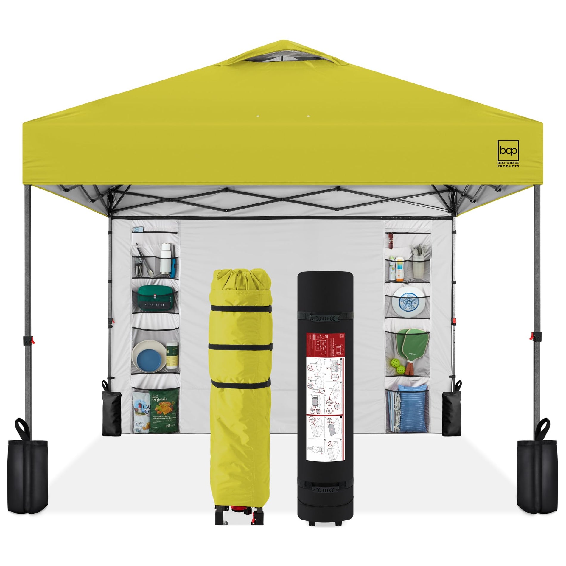 Pop Up Canopy Tent with Side Wall