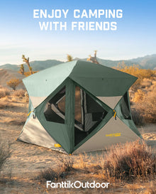 4-Person Instant Pop Up Cabin Camping Tent