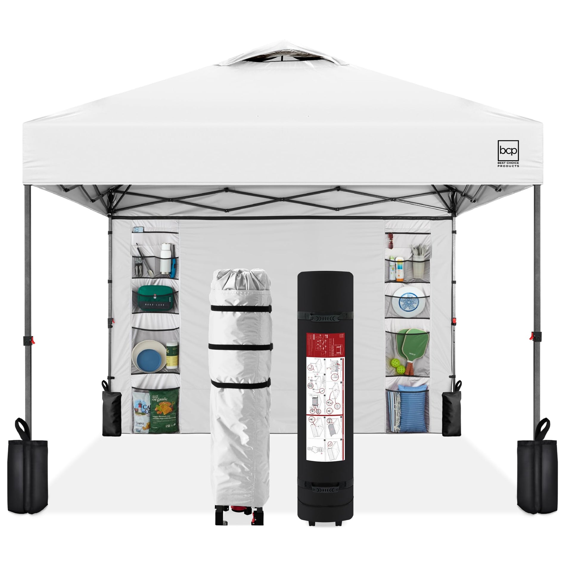 Pop Up Canopy Tent with Side Wall