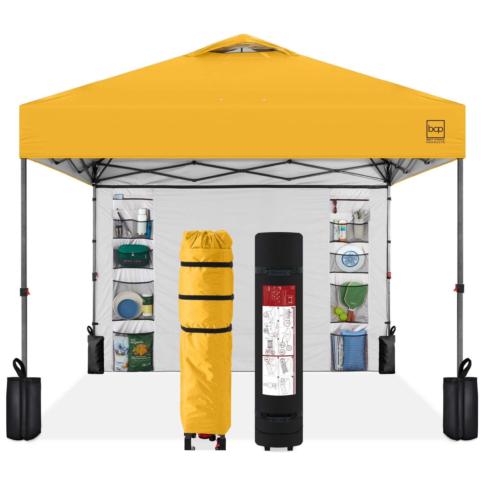 Pop Up Canopy Tent with Side Wall