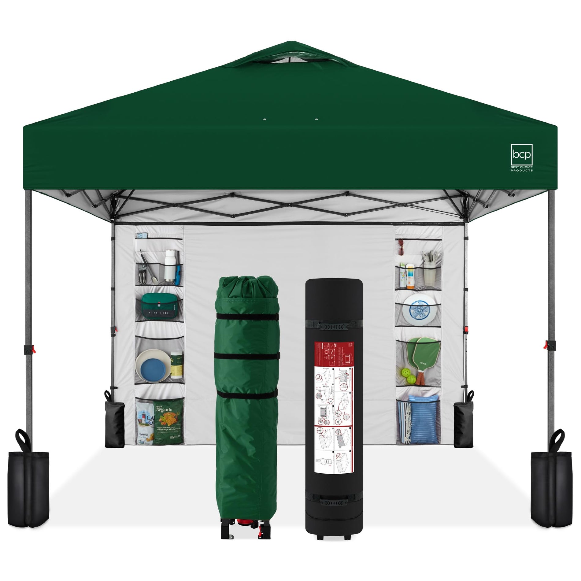 Pop Up Canopy Tent with Side Wall