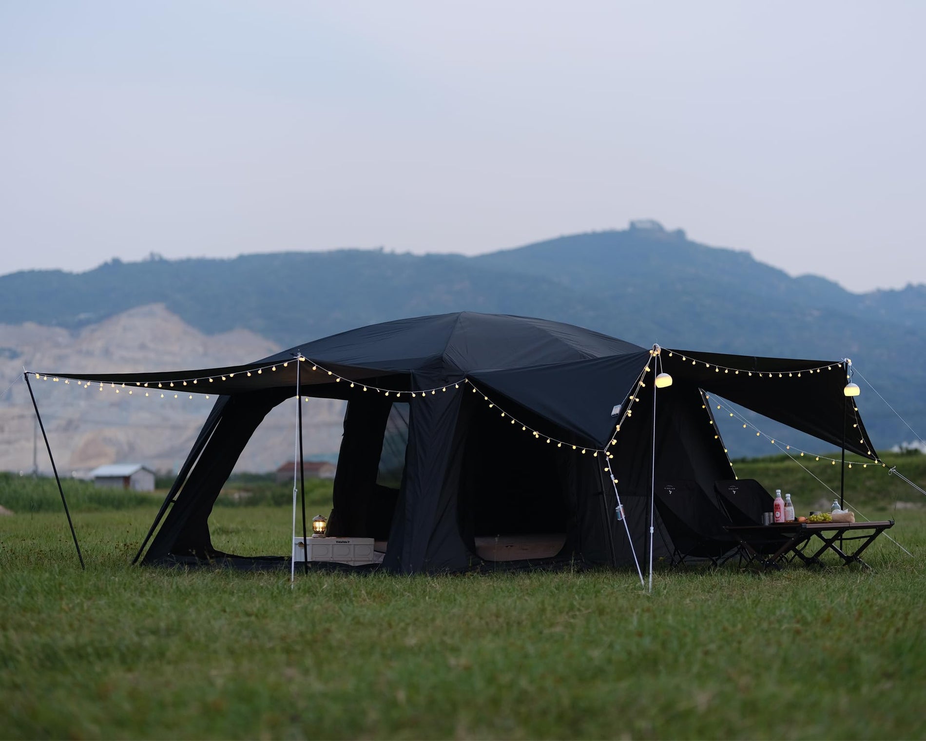 8-10 Person 2-Room Family Cabin Tent Waterproof