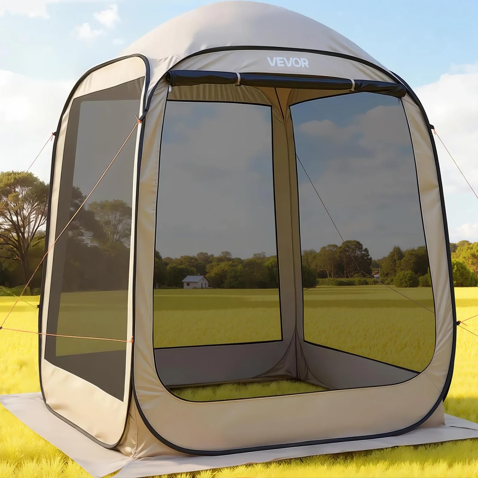 4-8 Person Pop Up Screen House Tent