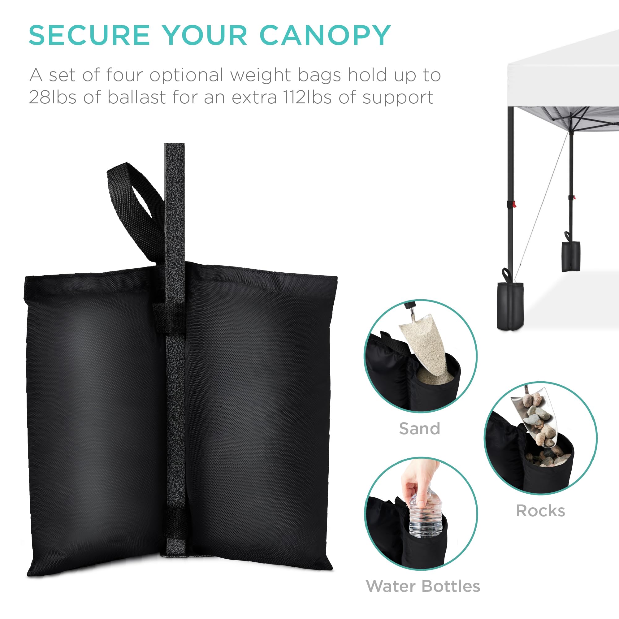 1-Person Pop Up Canopy Tent One-Push Setup
