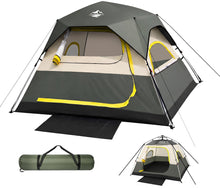 4-Person Instant Cabin Camping Tent Waterproof