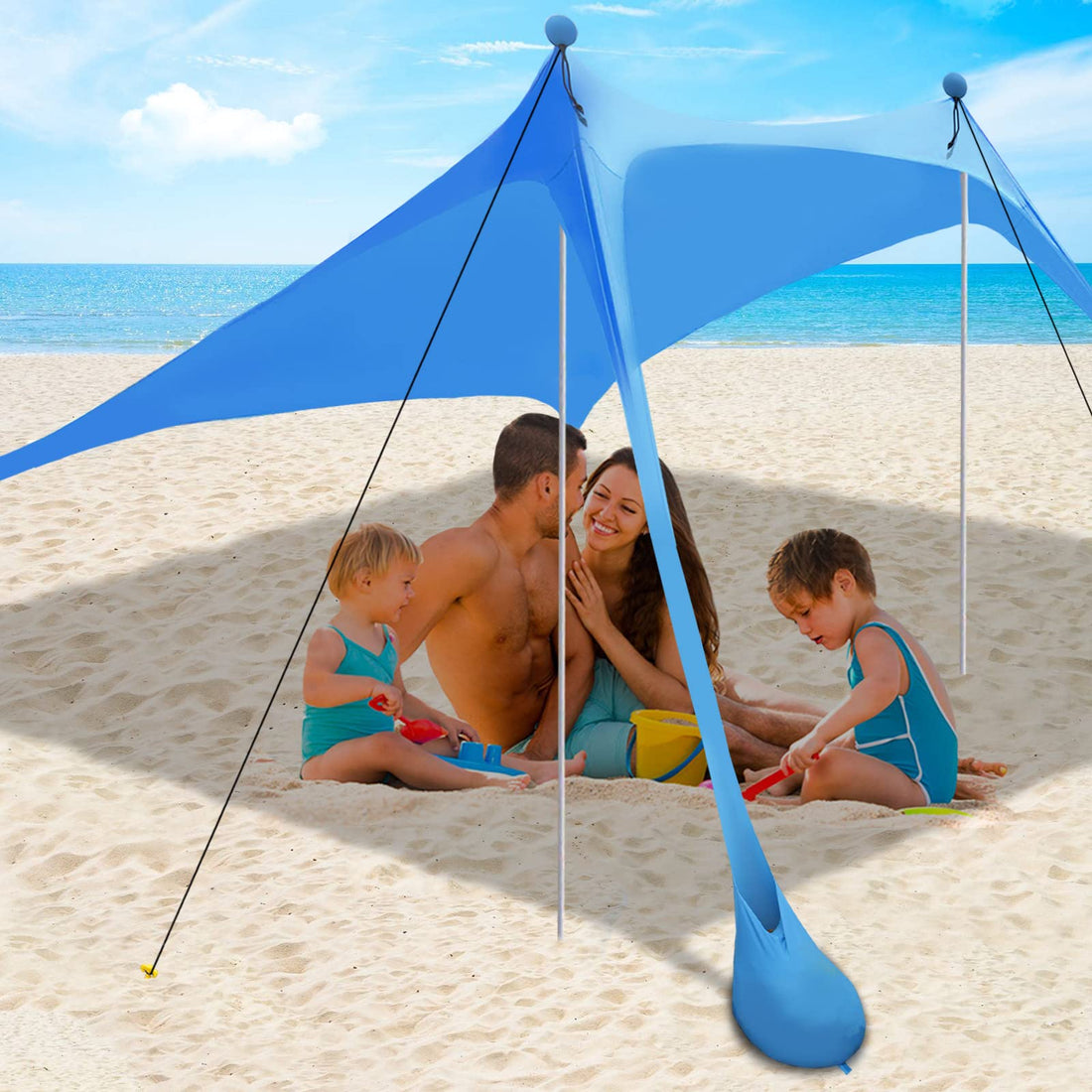 UPF 50+ Beach Canopy Sun Shade