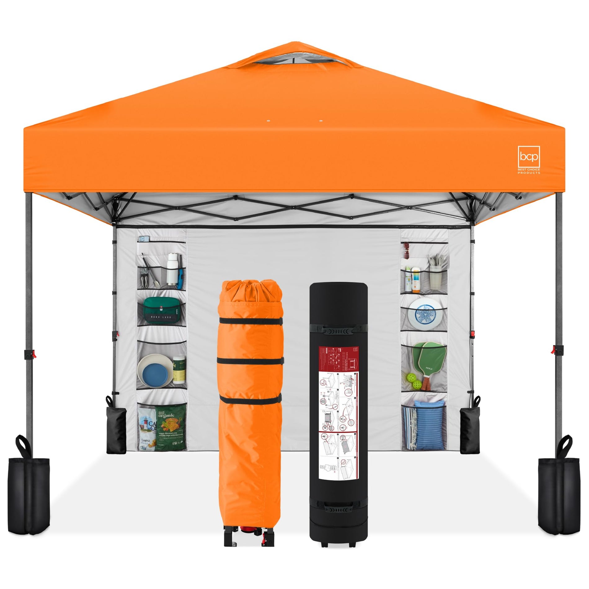 Pop Up Canopy Tent with Side Wall