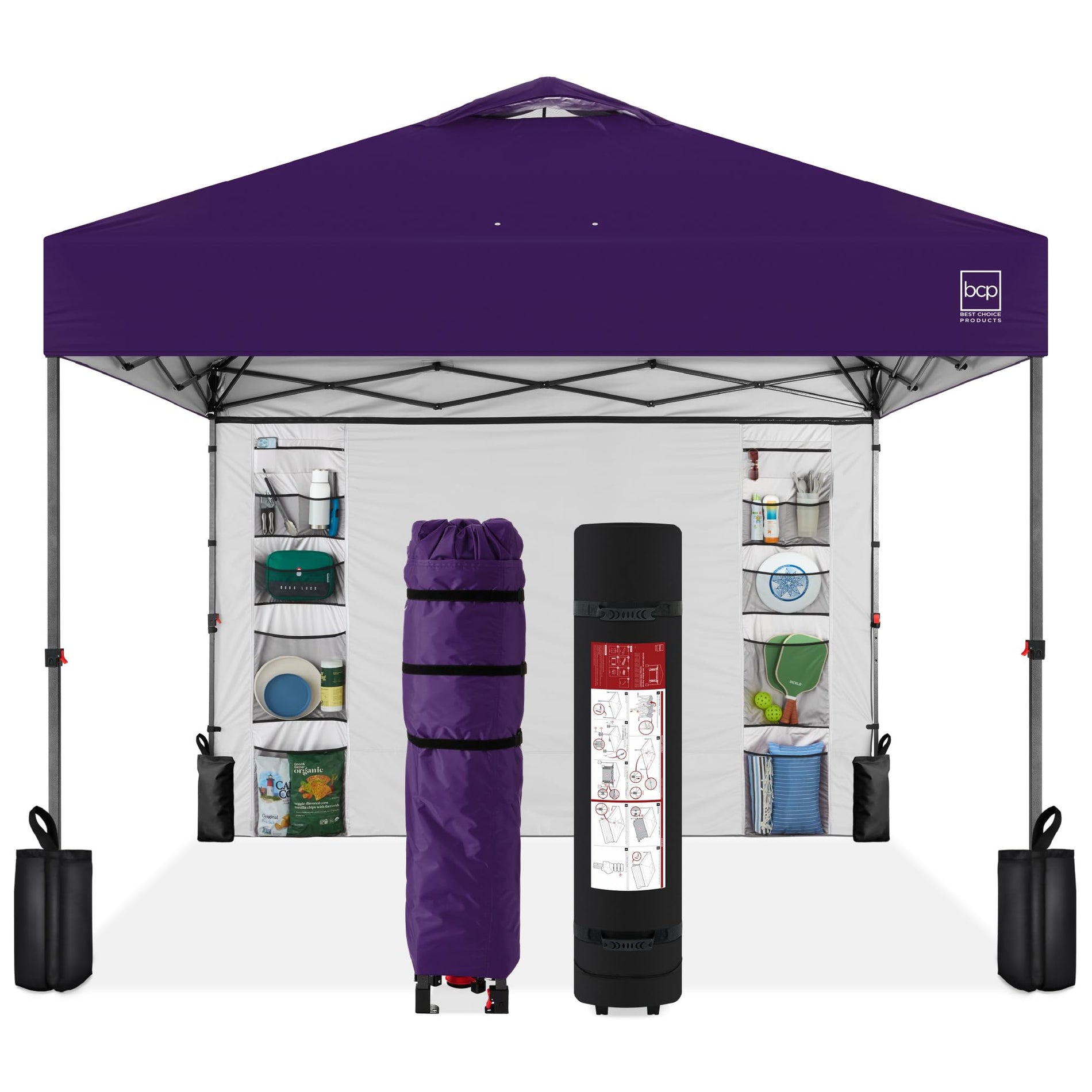 Pop Up Canopy Tent with Side Wall