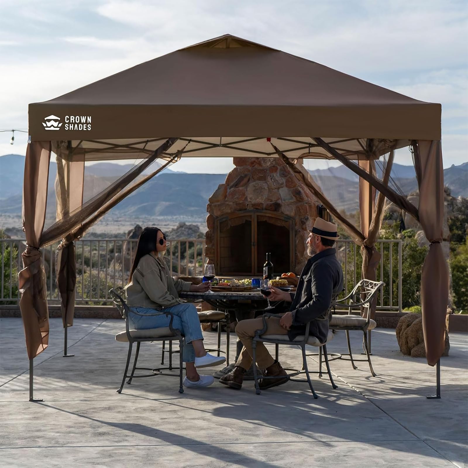 Pop Up Gazebo Canopy with Netting