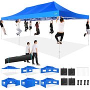 10x10 / 10x20 Pop Up Canopy Tent with Sidewalls
