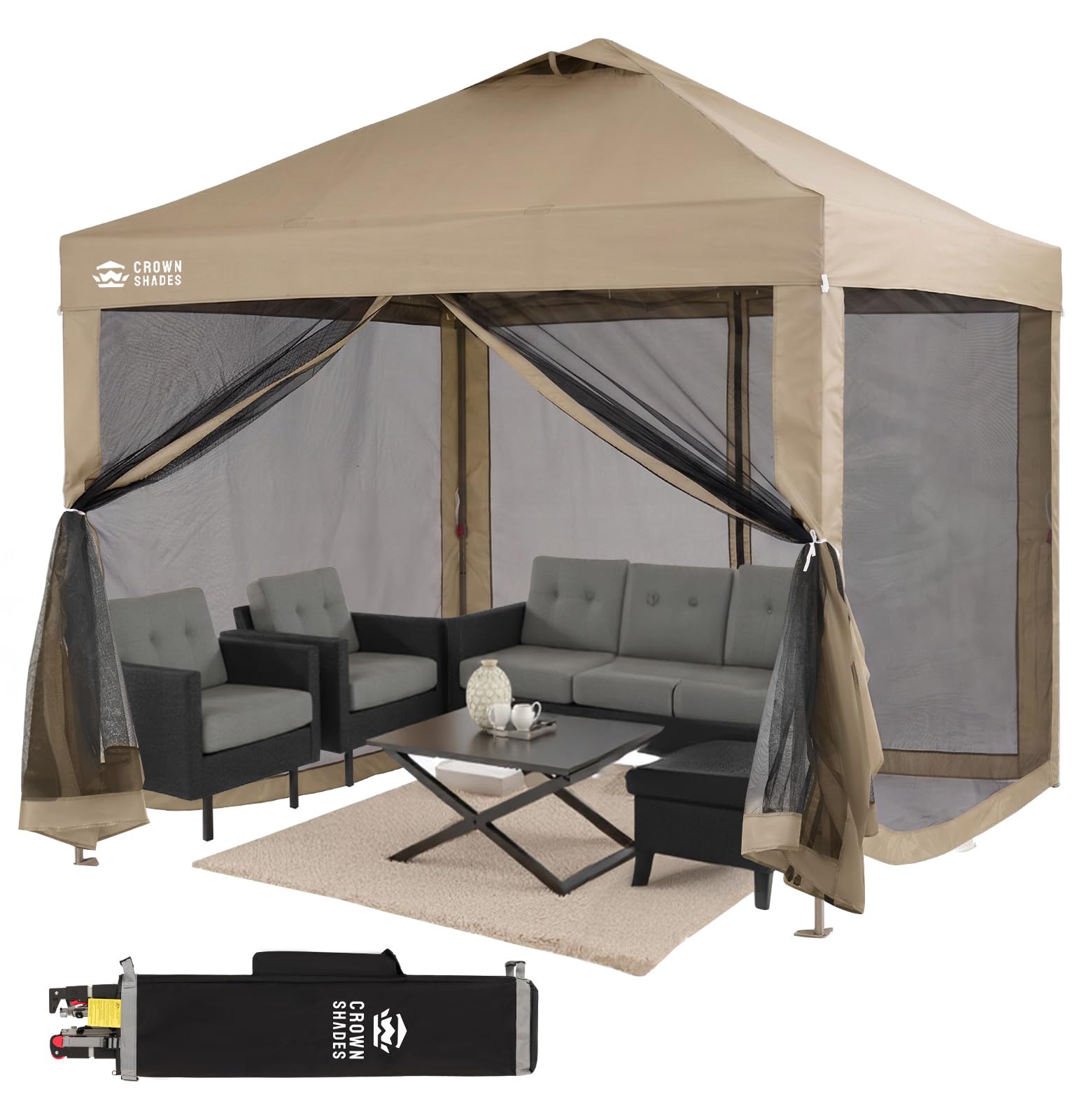 Pop Up Gazebo Canopy with Netting