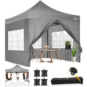 10x10 / 10x20 Pop Up Canopy Tent with Sidewalls