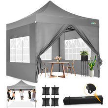 10x10 / 10x20 Pop Up Canopy Tent with Sidewalls