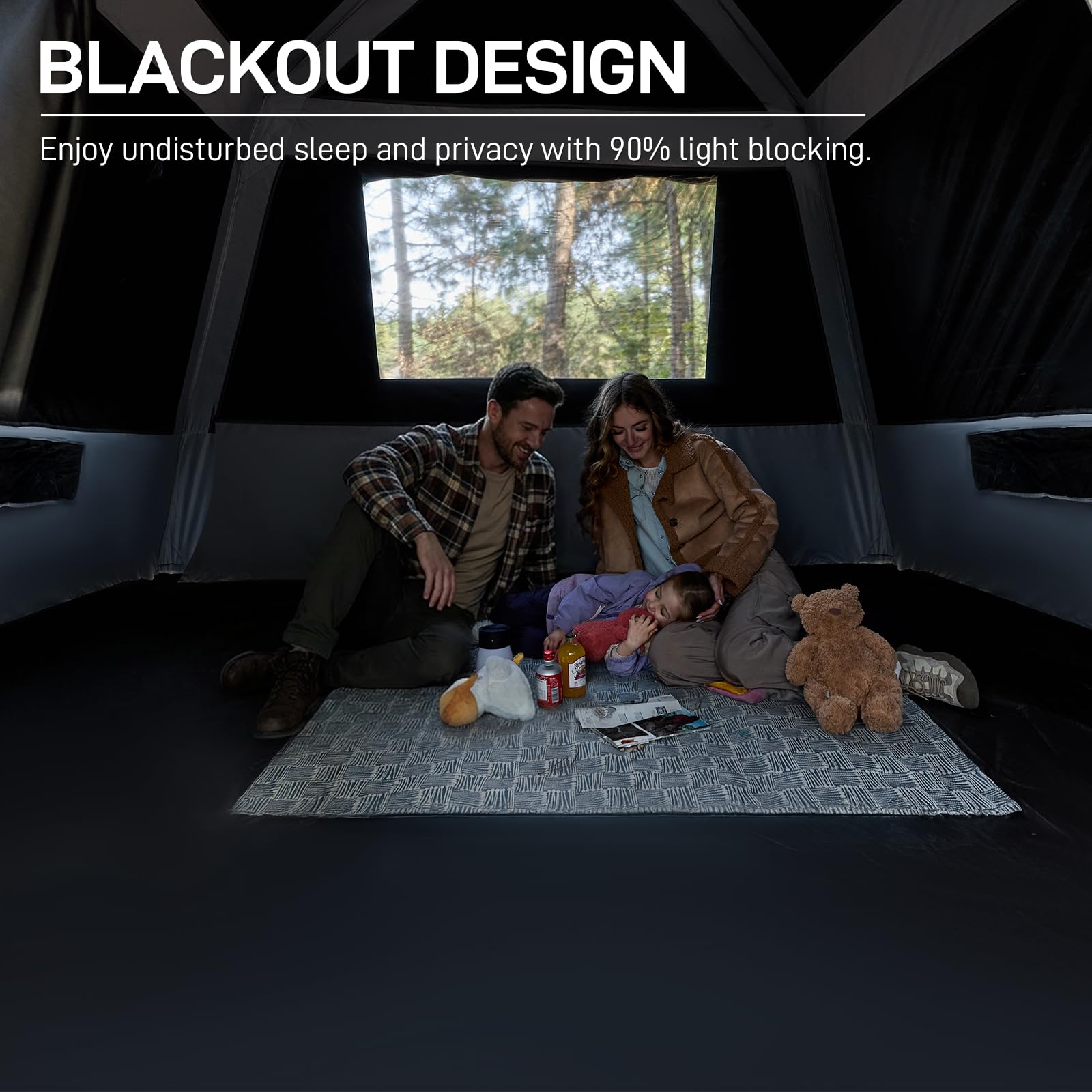 6-Person Blackout Cabin Tent