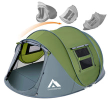 4-Person Pop Up Camping Tent Waterproof