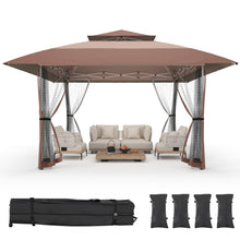 13x13 Pop Up Gazebo with Mesh Netting