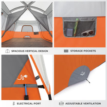 10-12 Person Multi-Room Cabin Camping Tent