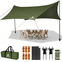 15x12.5 Waterproof Camping Tarp Canopy