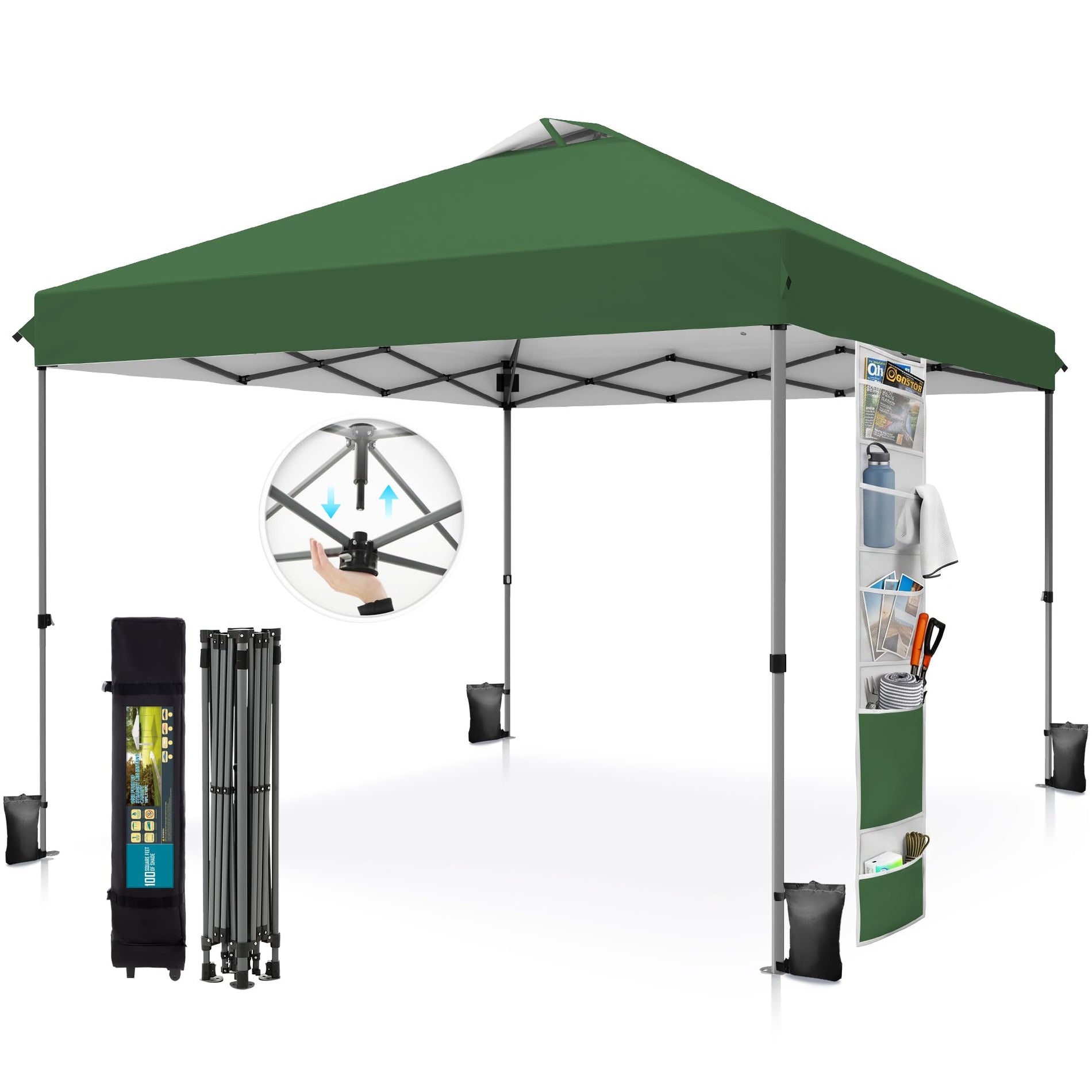 10x10 Instant Pop Up Canopy Tent
