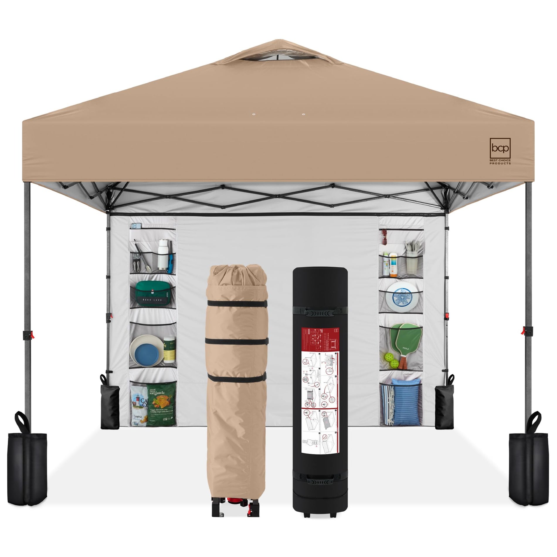 Pop Up Canopy Tent with Side Wall